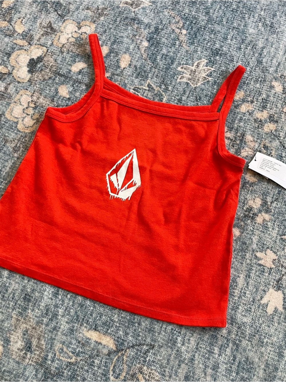 Volcom Red Logo Tank Top